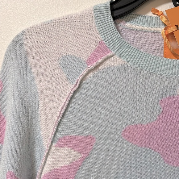 NWT WISPR by Brodie Camo Sweatshirt - Aqua Mist - Size XS - Picture 7 of 11